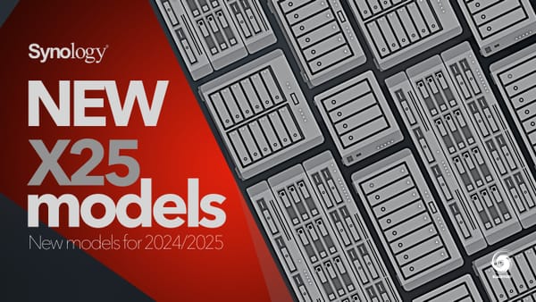 NEW x25 Synology model lineup