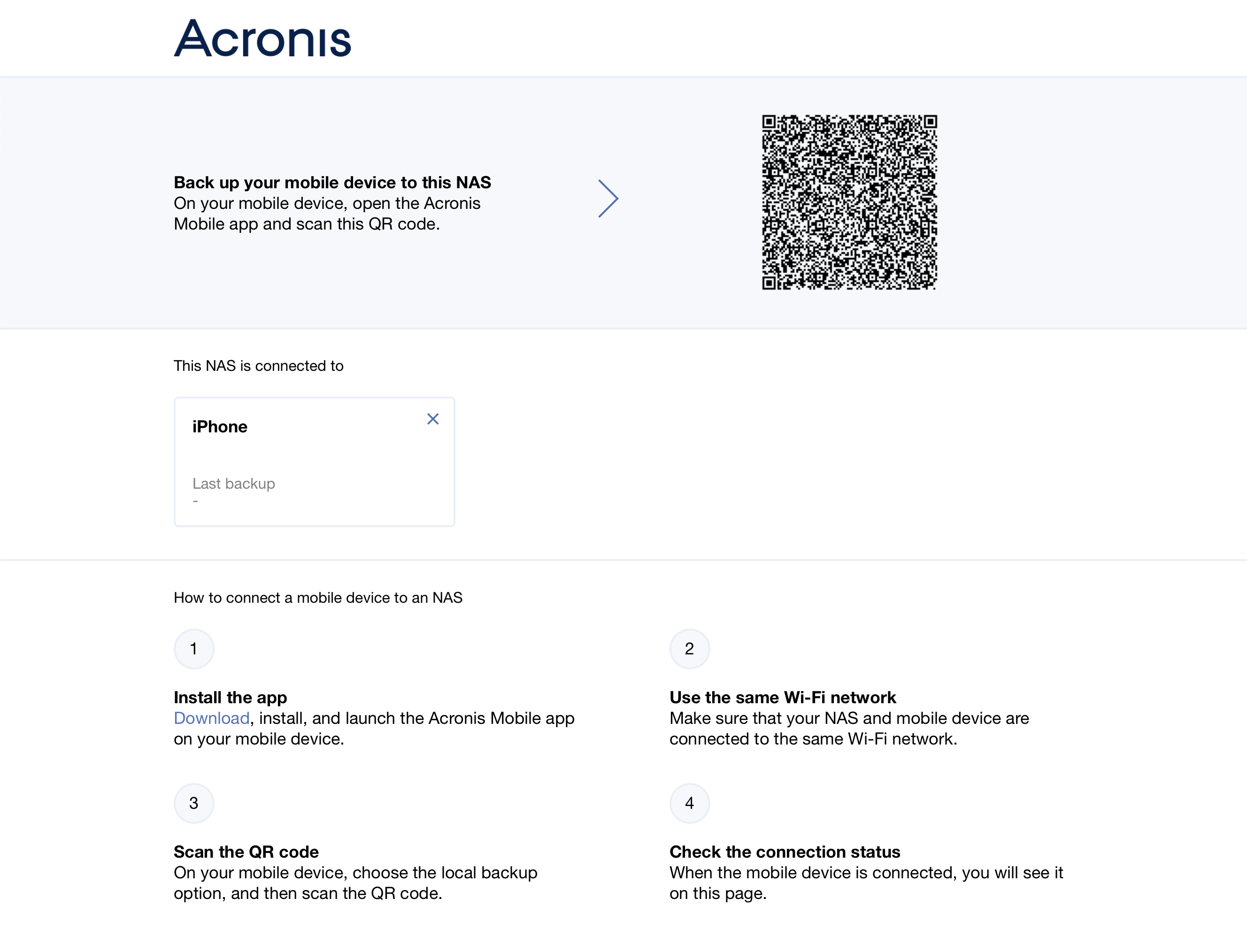 acronis true image synology nas