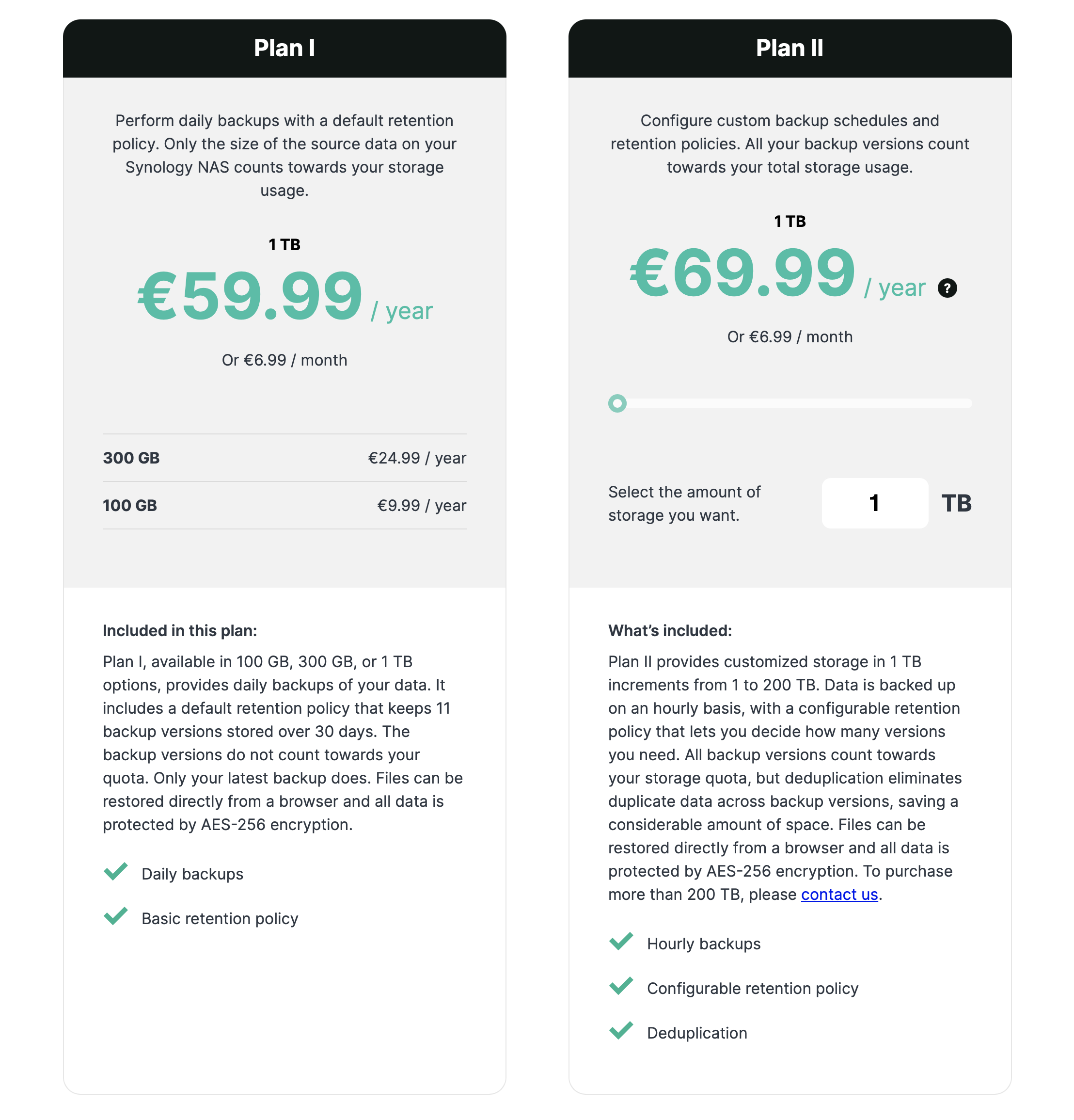 synology c2 vs backblaze synology c2 vs backblaze