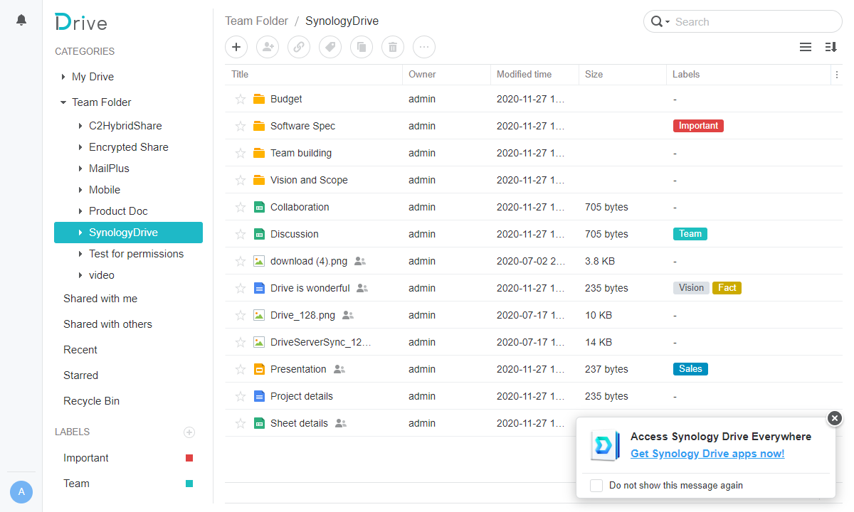 What are Synology's top 10 apps?