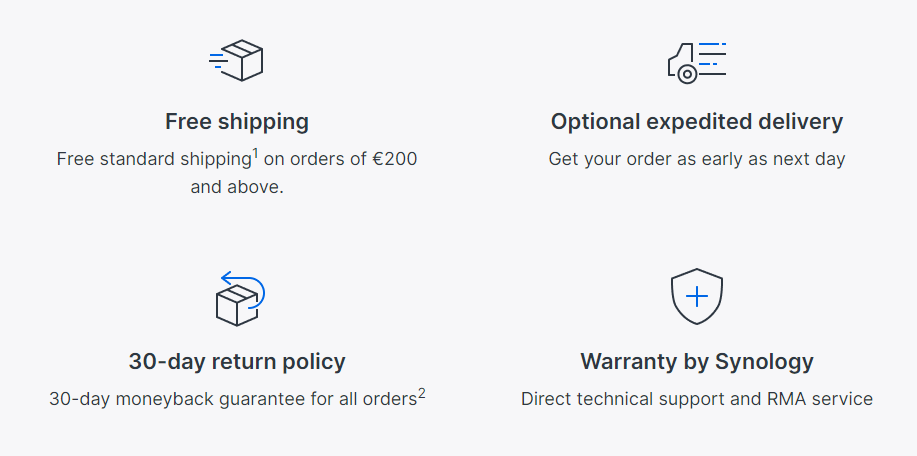 Synology Store - now open!