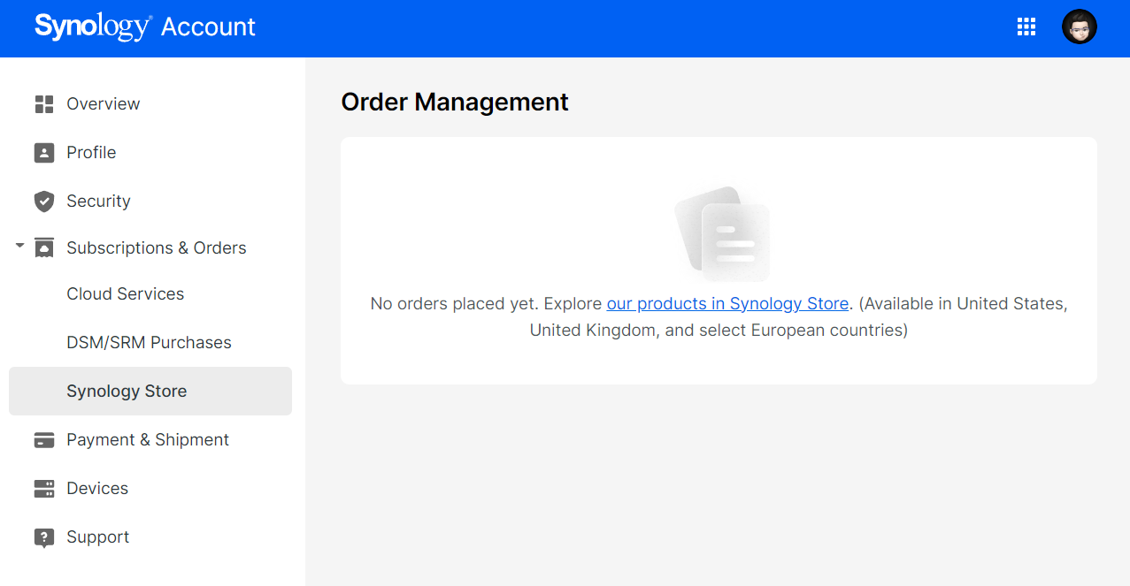 Synology Store - now open!