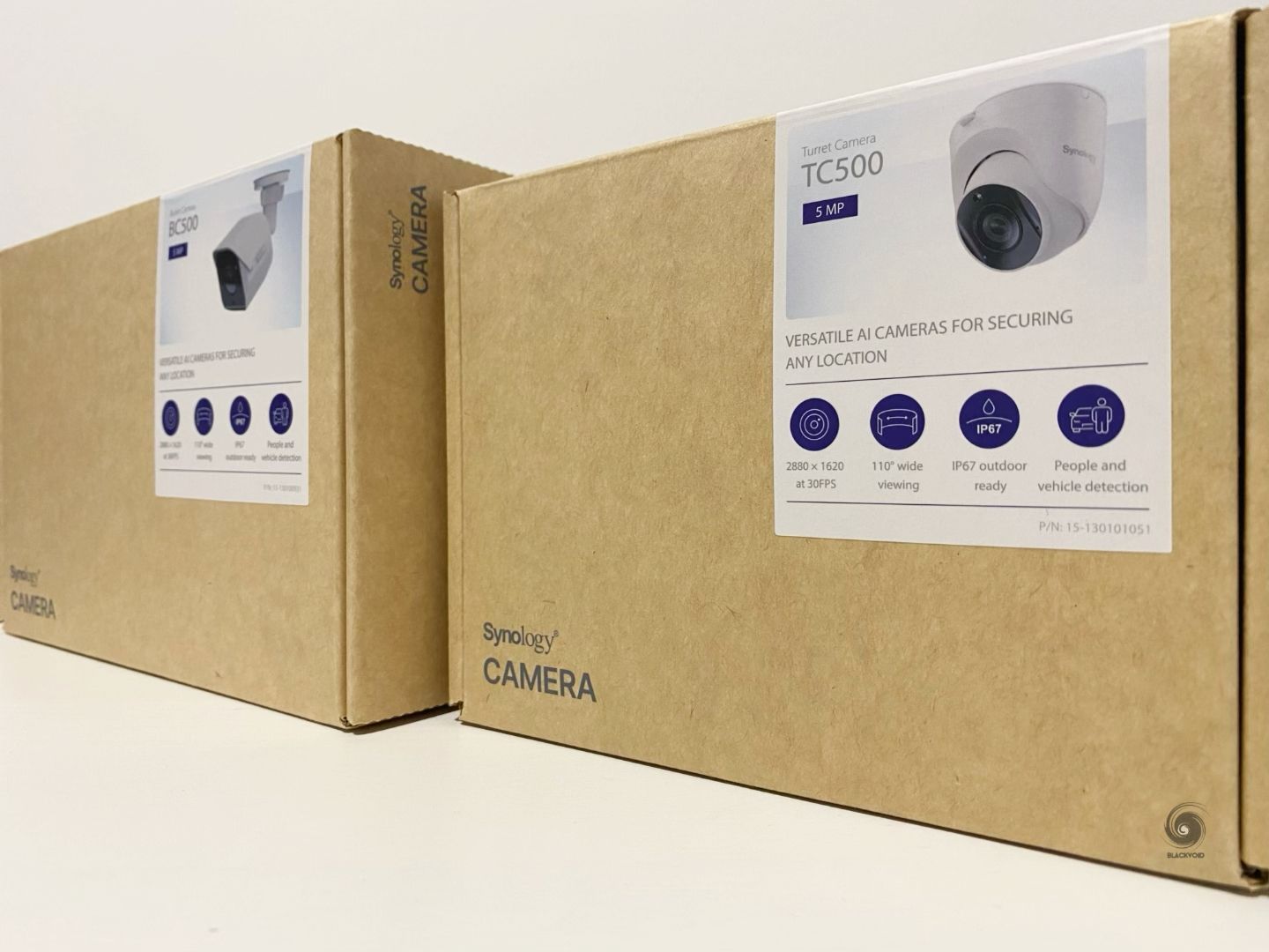 Synology BC500 5MP Outdoor Network Bullet Camera & TC500 5MP Outdoor  Network Turret Camera