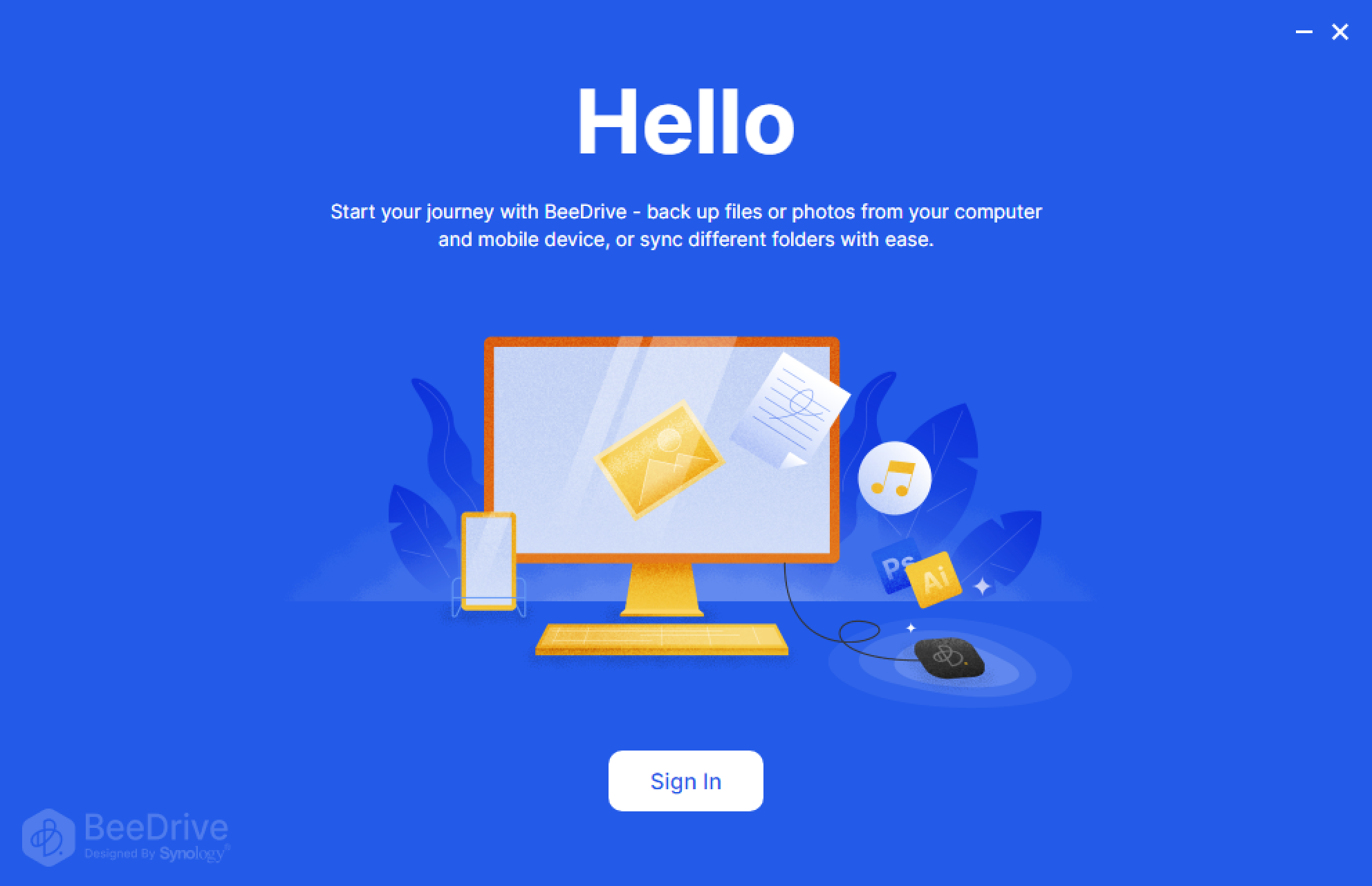 Synology BeeDrive - personal backup hub
