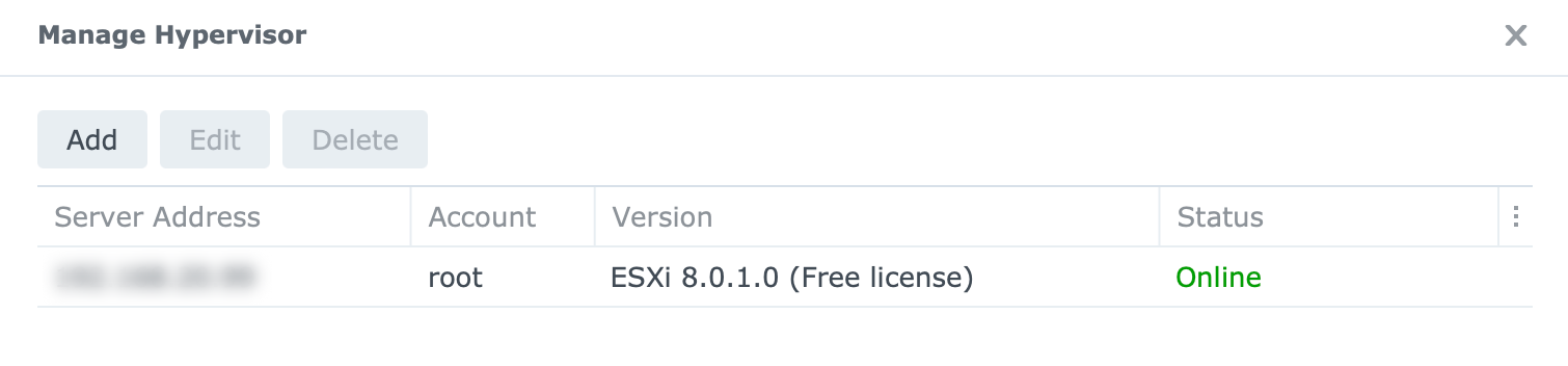 VMware & Synology (part 2) - use Active Backup for Business to backup and restore ESXi VMs