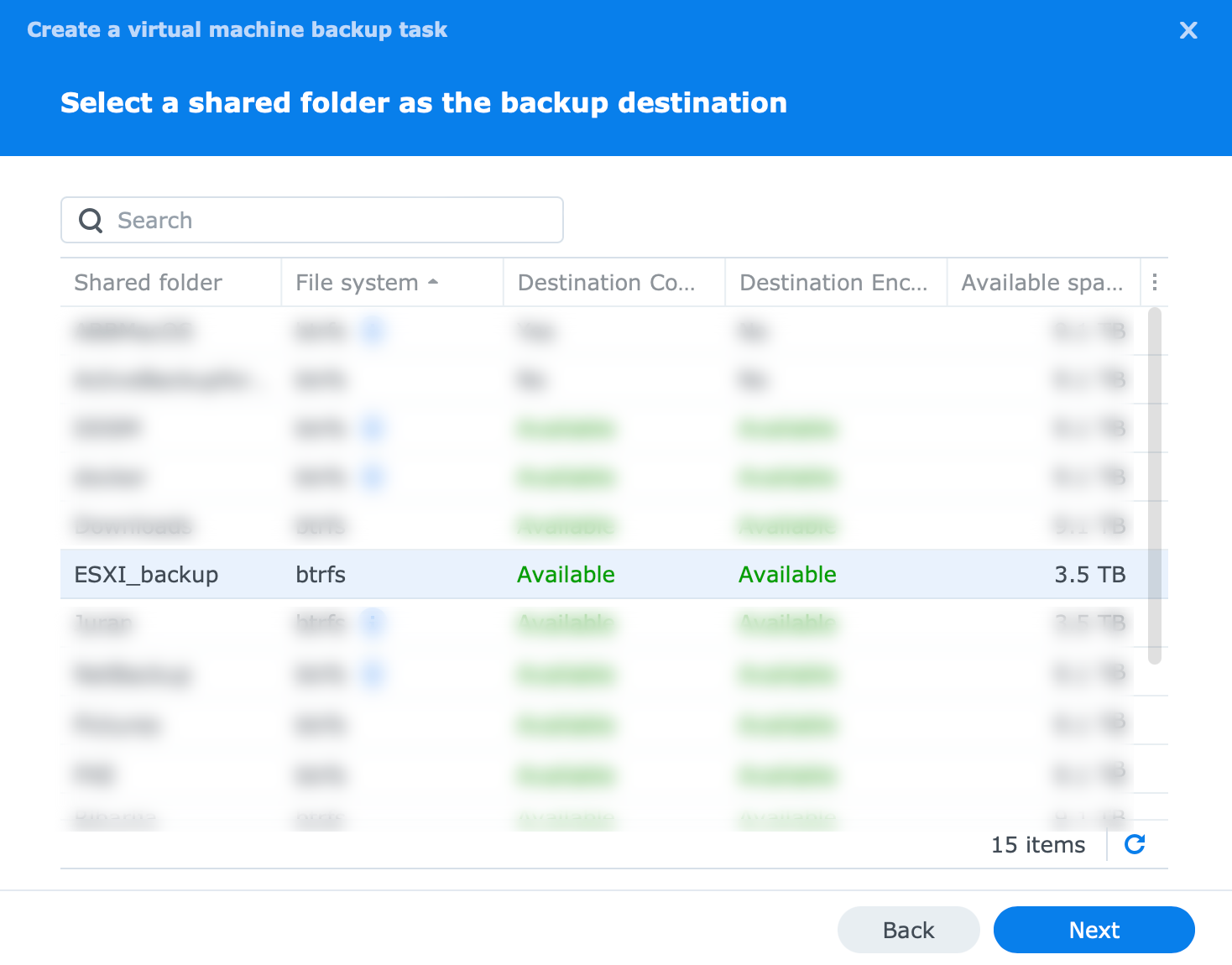 VMware & Synology (part 2) - use Active Backup for Business to backup and restore ESXi VMs