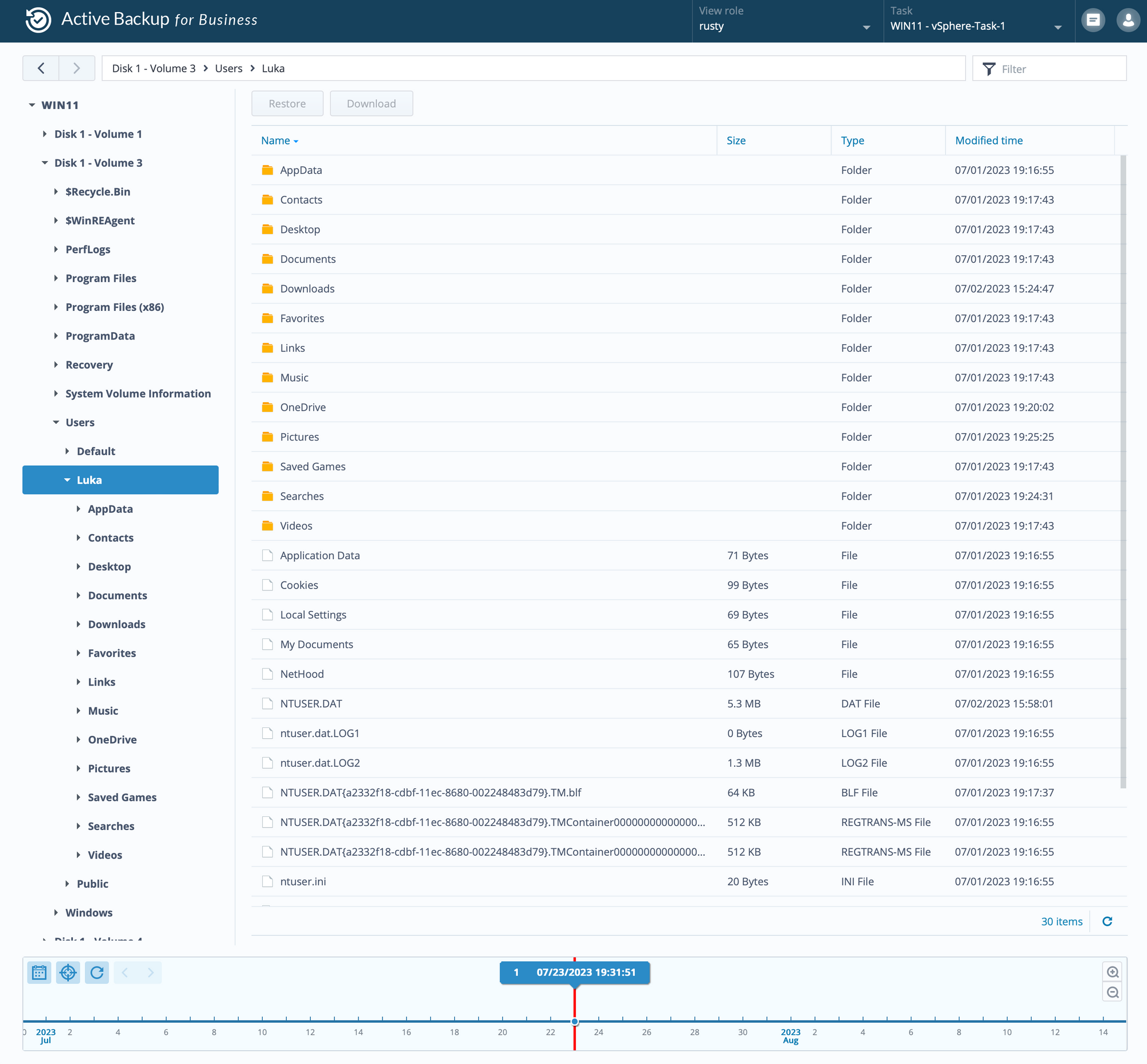 VMware & Synology (part 2) - use Active Backup for Business to backup and restore ESXi VMs