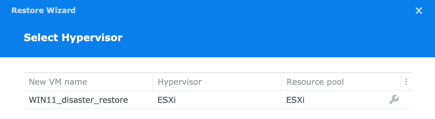 VMware & Synology (part 2) - use Active Backup for Business to backup and restore ESXi VMs