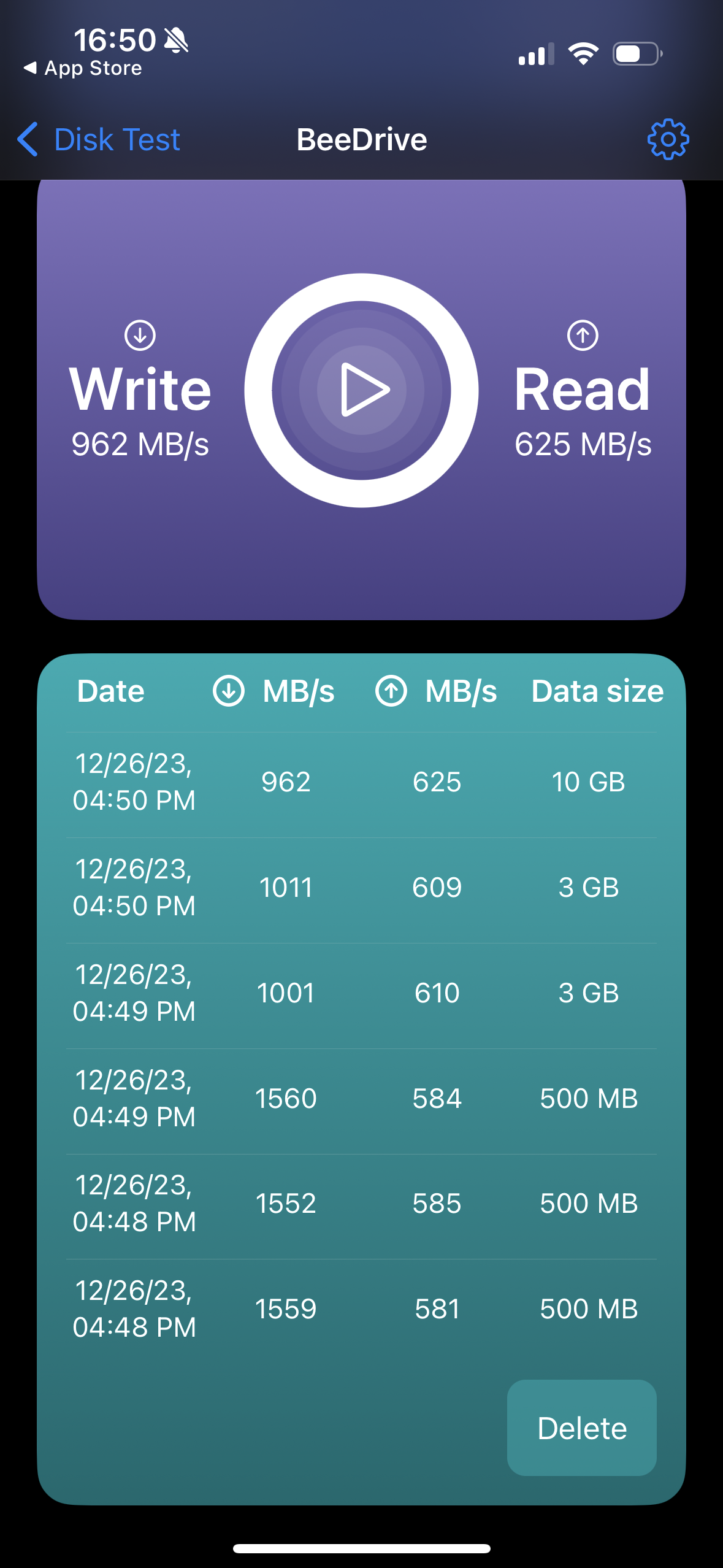 Synology BeeDrive as a ProRes storage for Apple iPhone 15 Pro