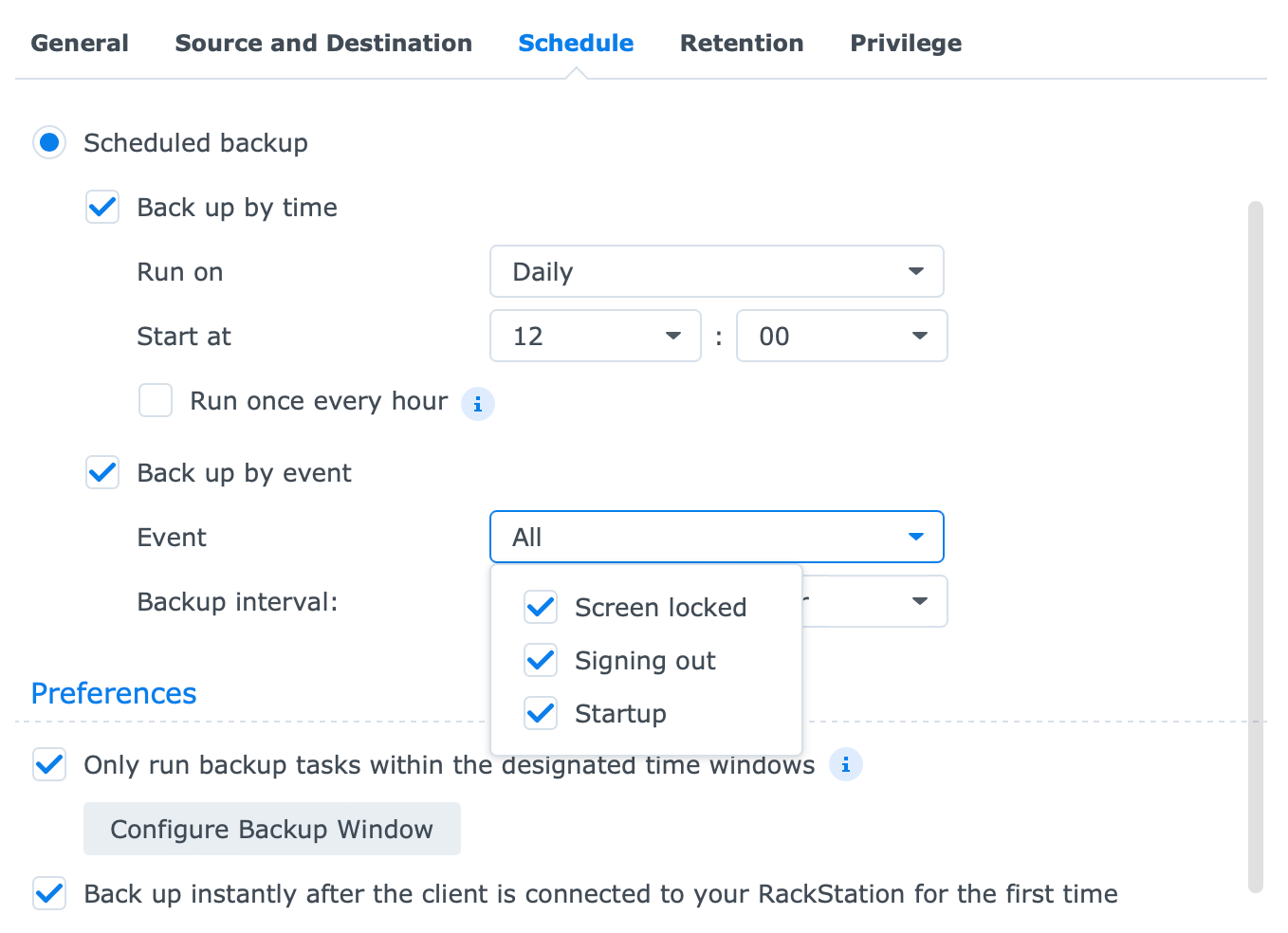 Synology Active Backup for Business - macOS, 1 godina kasnije