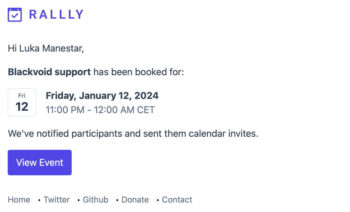 Rallly - self-hosted meeting schedule platform