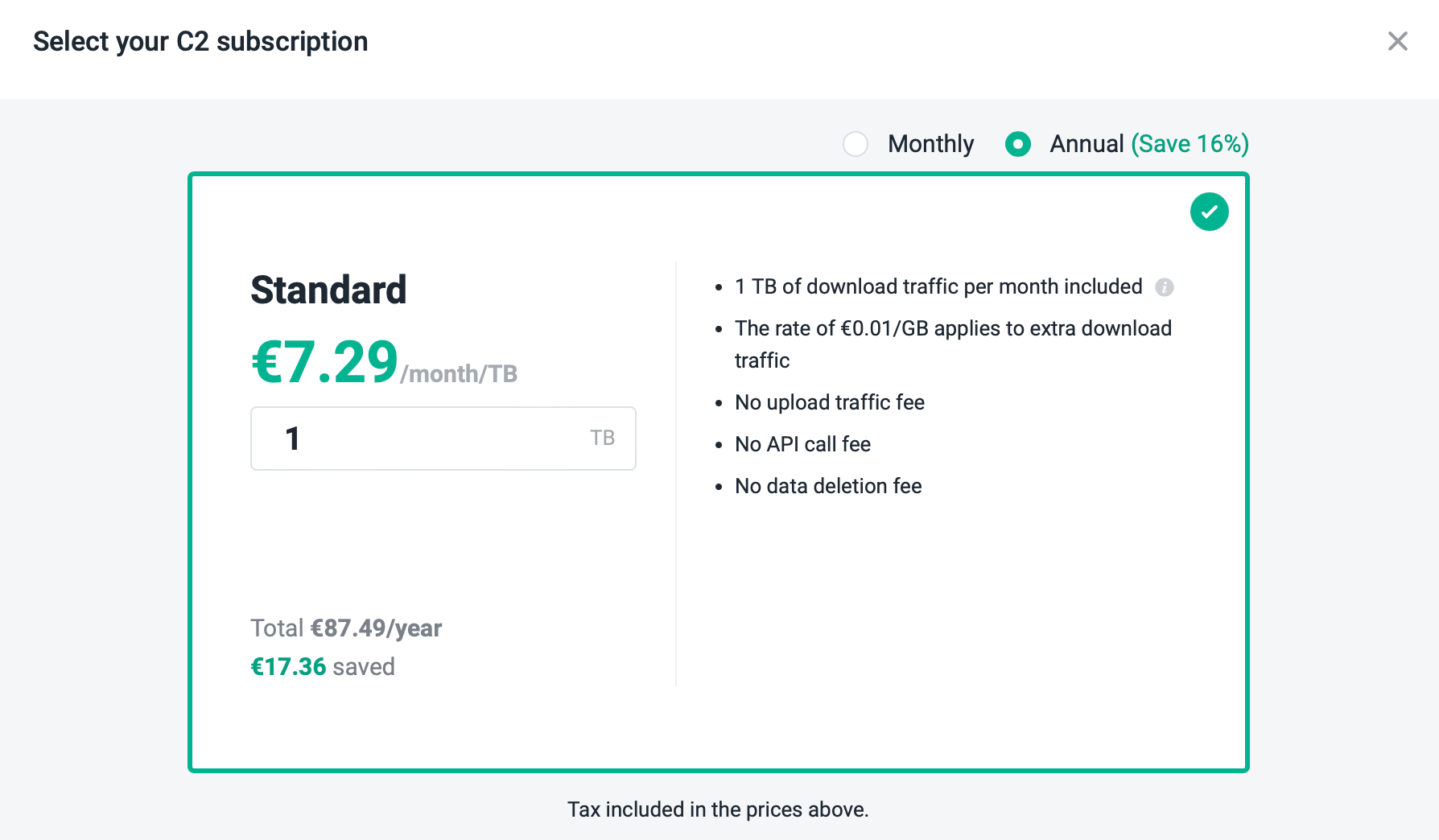 Synology CloudSync i C2 Object Storage