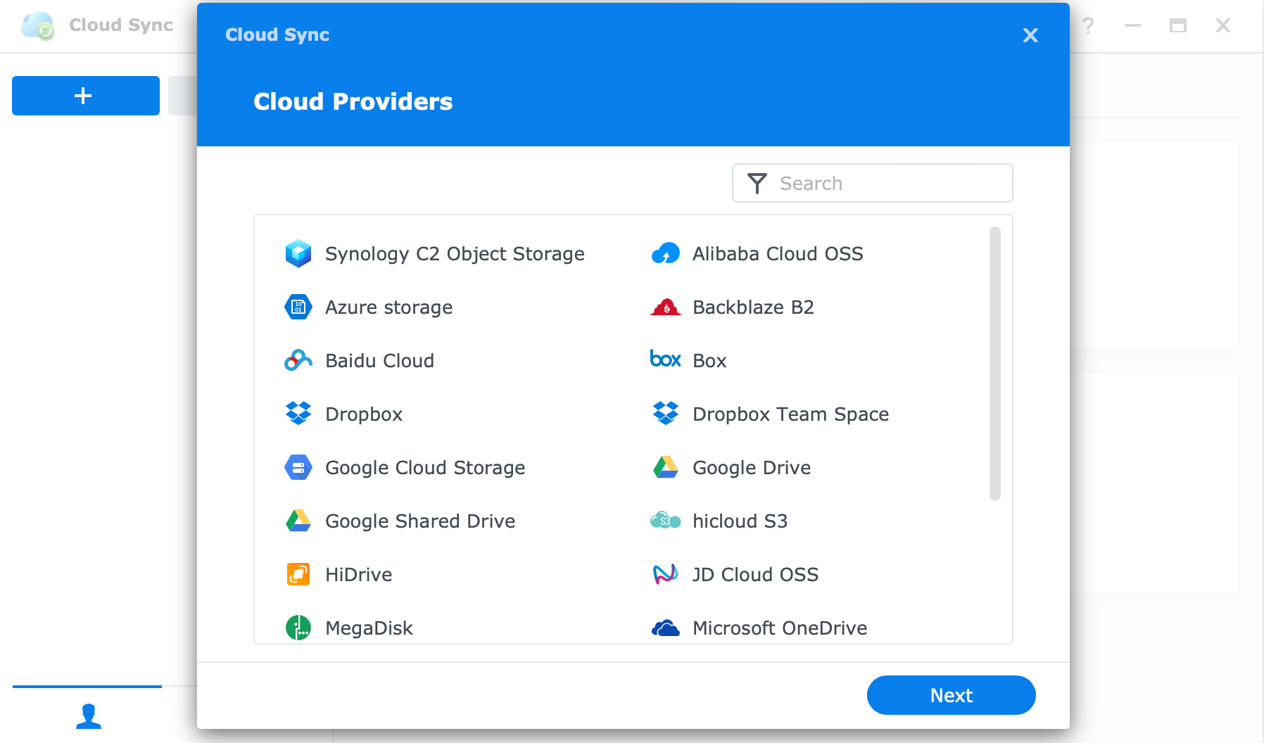 Synology CloudSync & C2 Object Storage