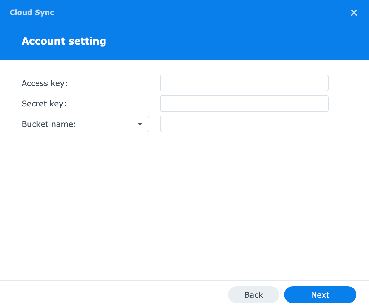 Synology CloudSync i C2 Object Storage