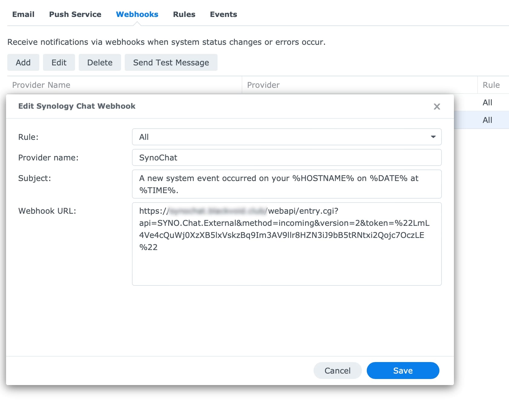 Synology Chat - self-hosted and private chat platform