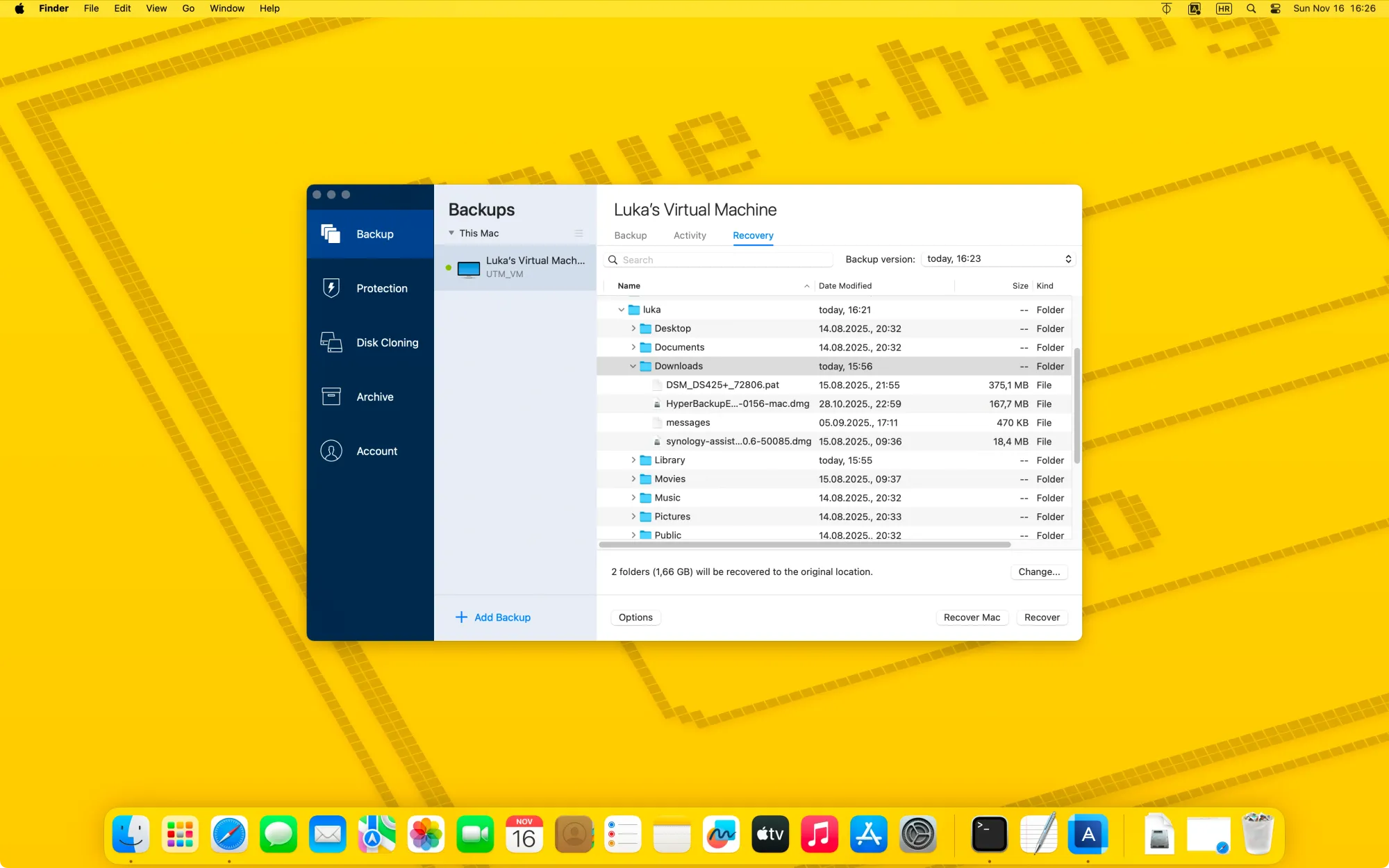Synology Bee products powered by Acronis True Image Essential