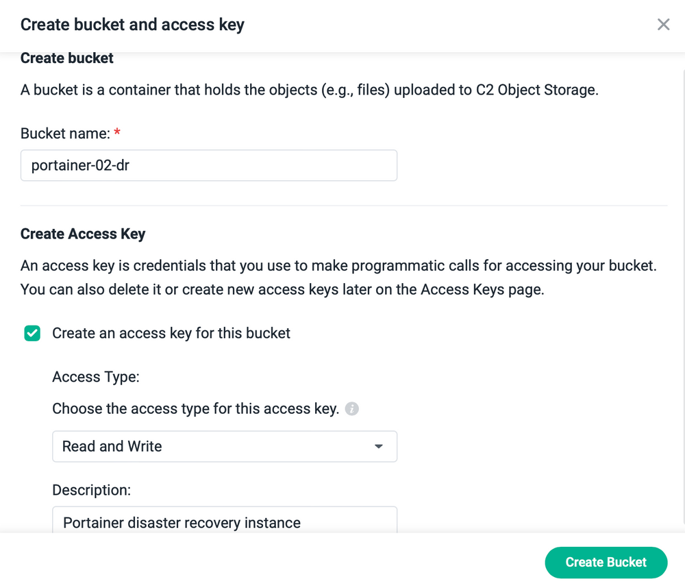Backup Portainer with Synology C2 Object Storage
