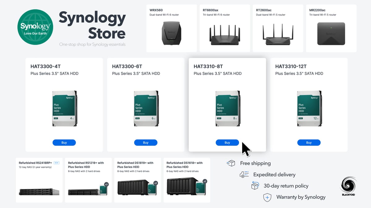 Synology Store - 2024 stock and offers