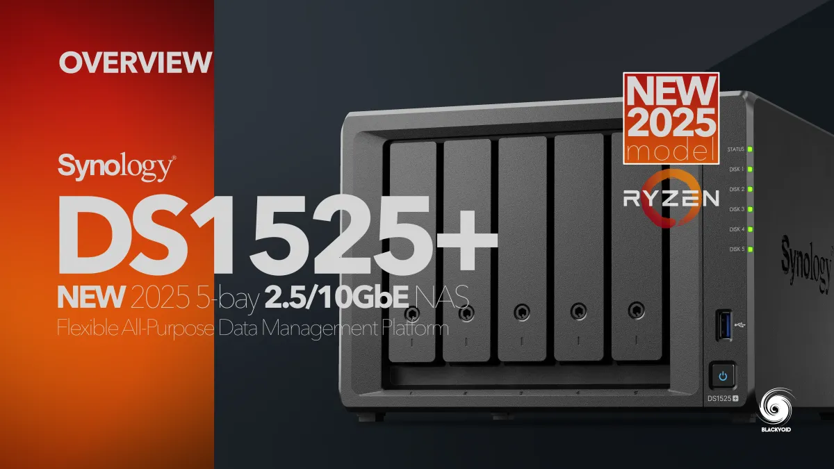 Synology DS1525+ overview