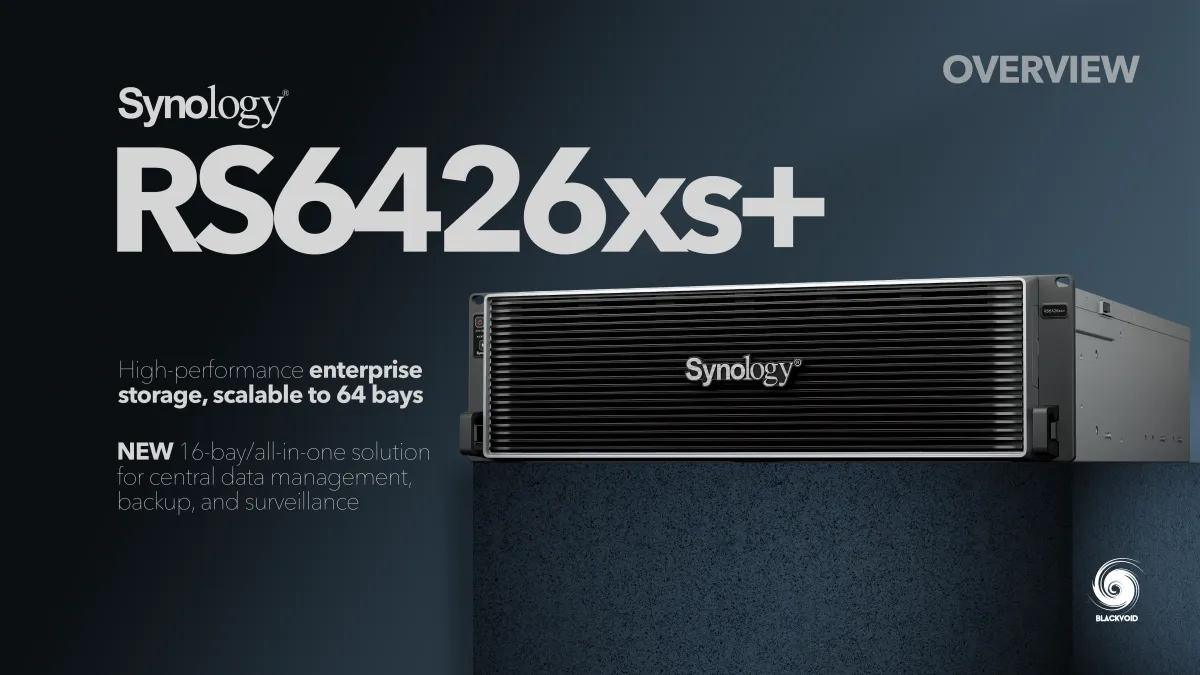 Synology RS6426xs+ overview