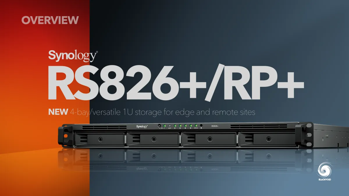 Synology RS826+/RP+ overview