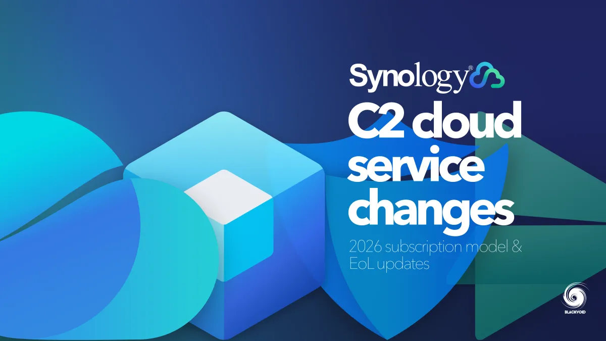 Synology C2 cloud service changes for 2026