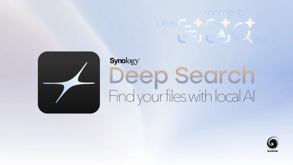 Synology Deep Search - on-device local AI application