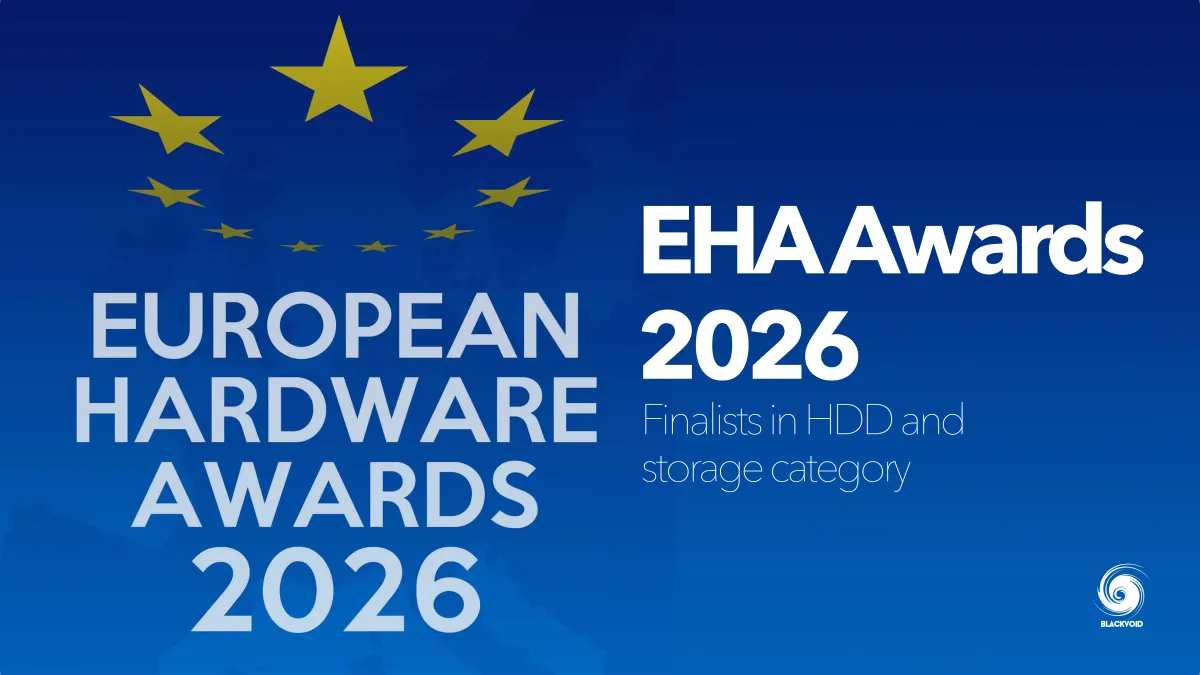 Synology best NAS winner at the European Hardware Association Awards for 2026