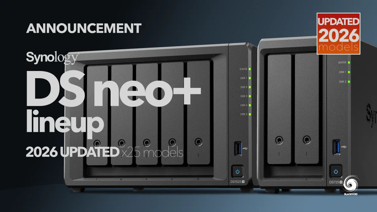 Synology DS neo+ lineup