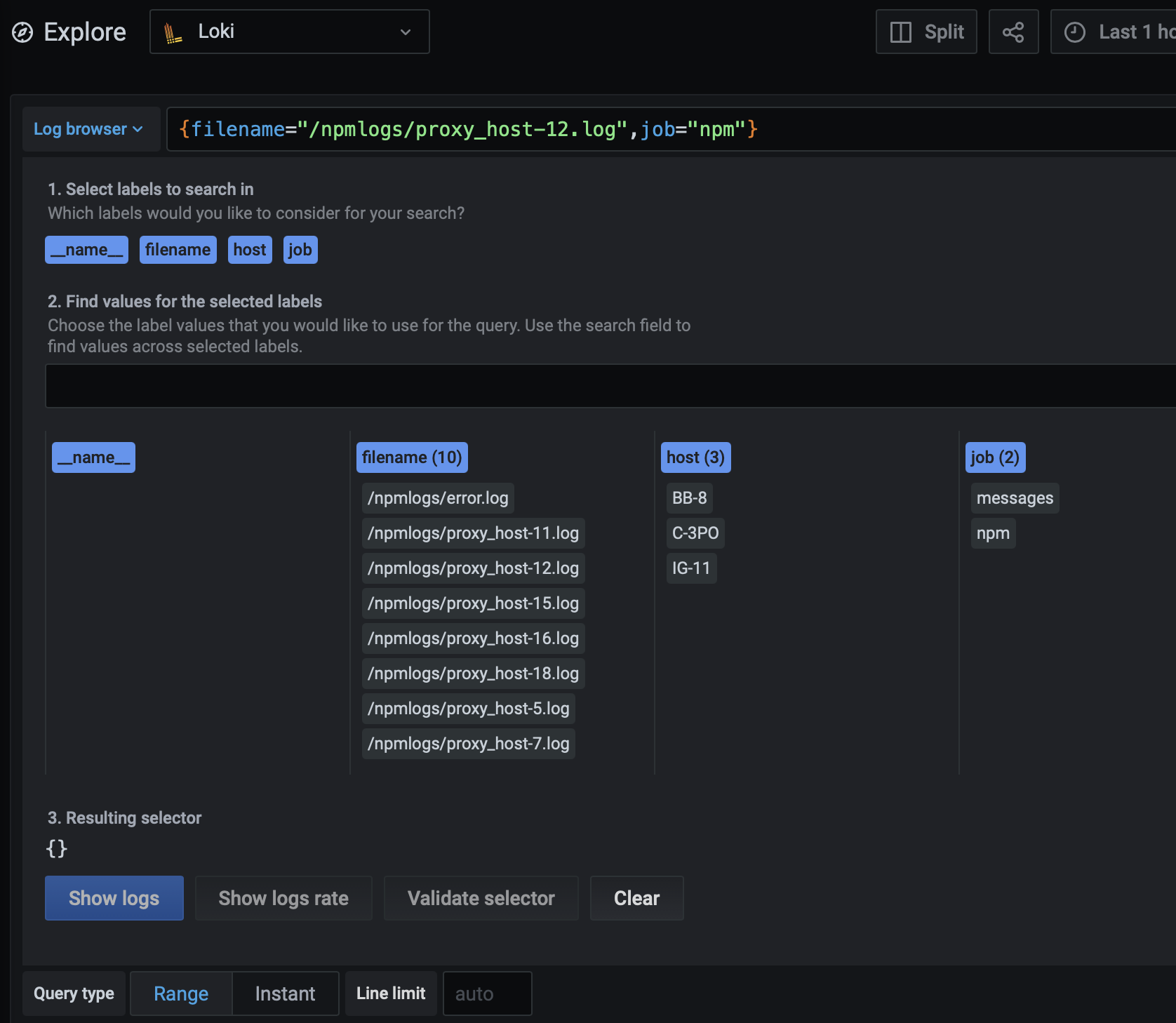 Loki - log aggregation platform from the creators of Grafana