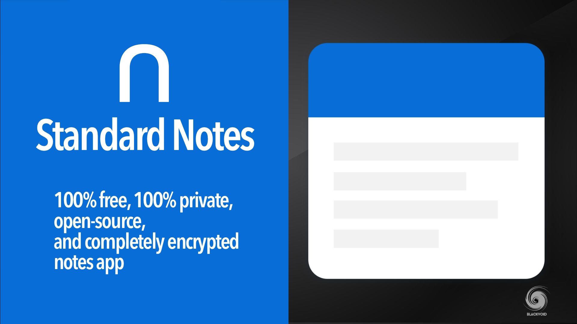 Standard Notes - Docker self-hosted alternative for all your note needs