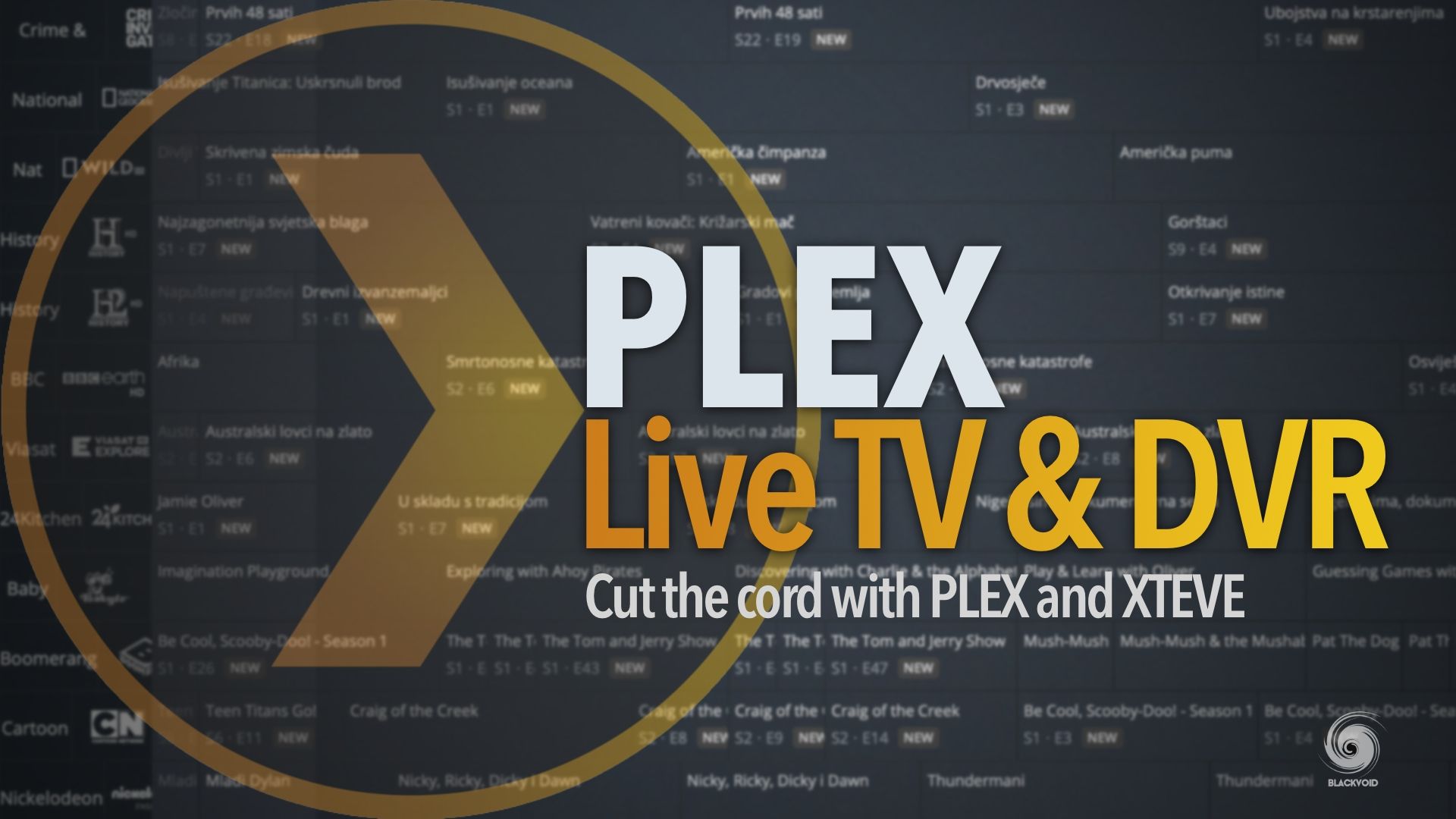 Cut the cord Plex Live TV using XTEVE and IPTV