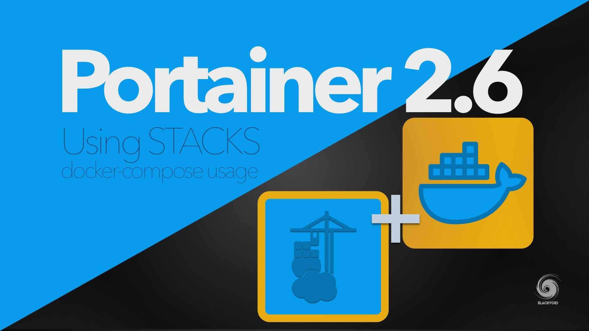 Portainer 2.6 - using STACKS