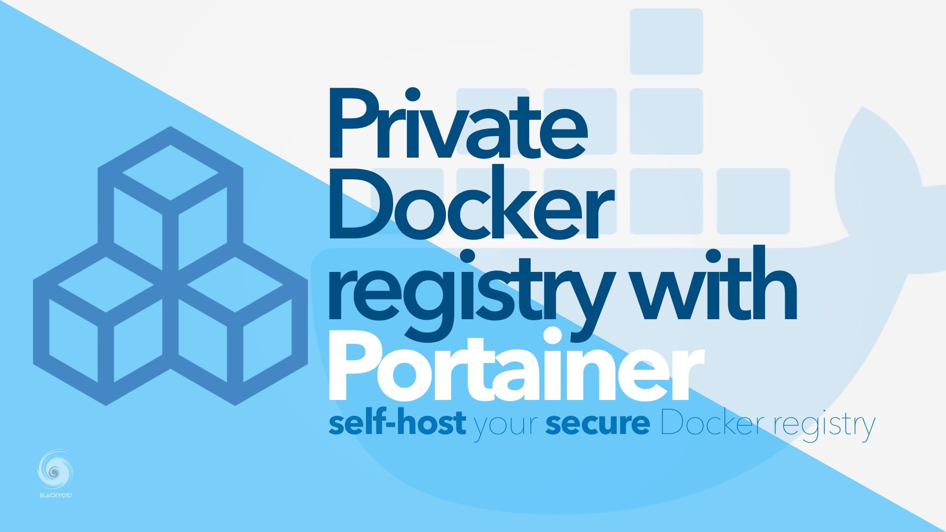 Private Docker registry with Portainer