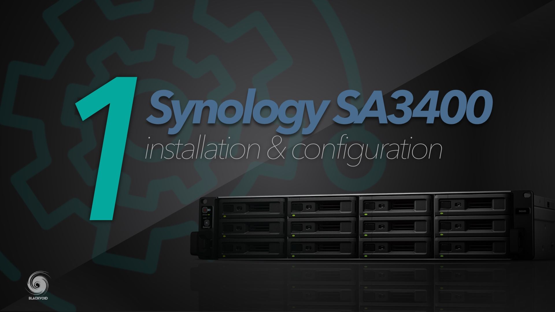 Synology SA3400 - Part 1 - installation and configuration