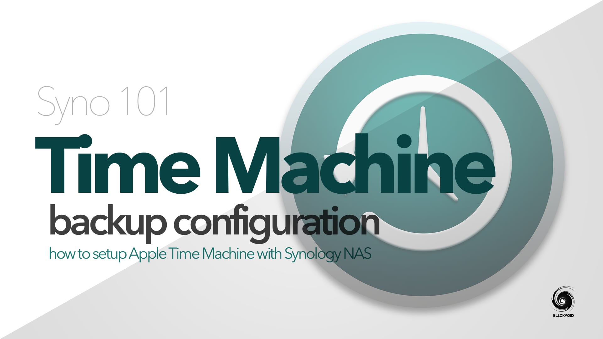 Synology 101 - Set up Apple Time Machine backup