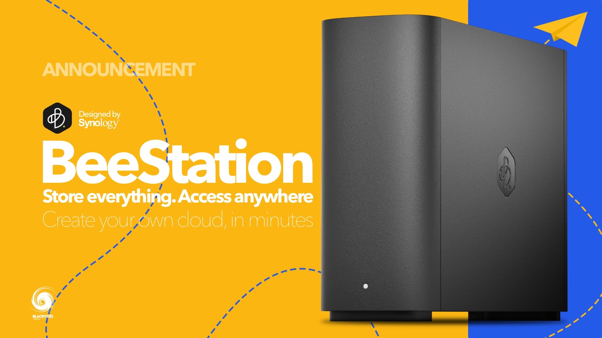 Synology BeeStation announcement personal cloud in minutes