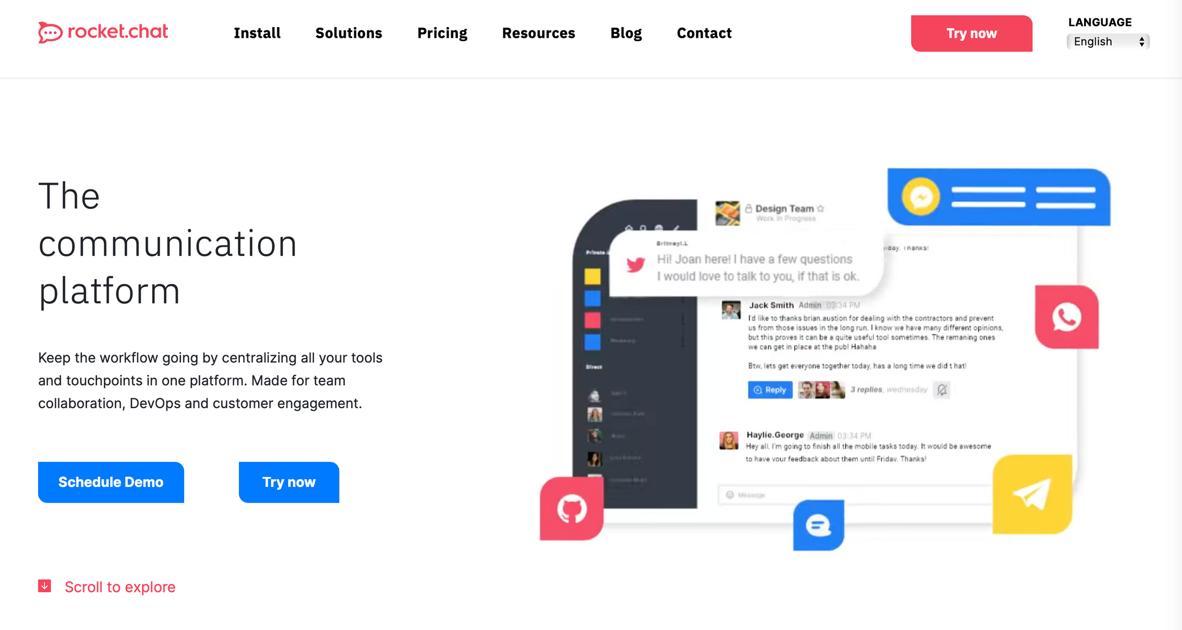 rocketchat docker rocketchat docker