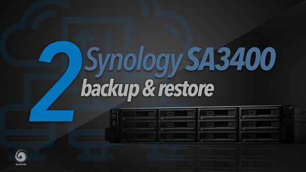Synology SA3400 - Part 2 - backup and restore