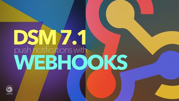 DSM push notifications with webhooks