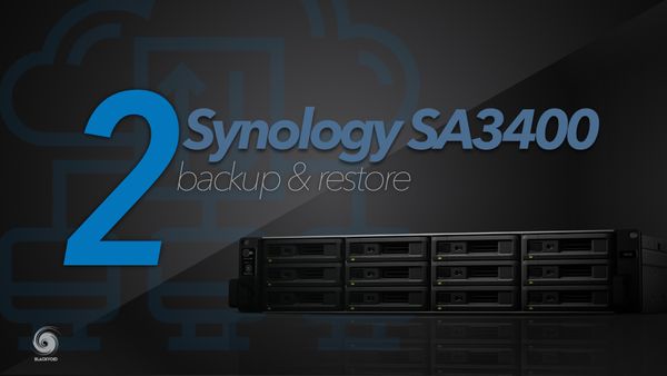 Synology SA3400 - Part 2 - backup and restore
