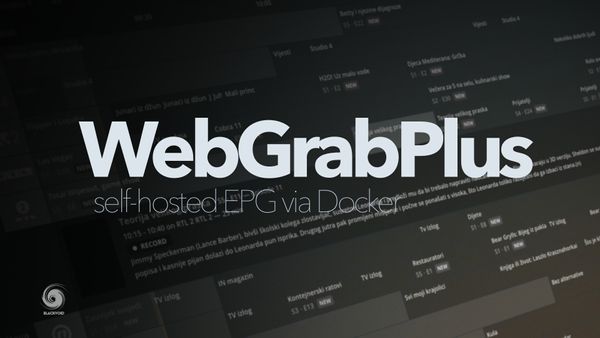 WebGrabPlus - self-hosted EPG via Docker