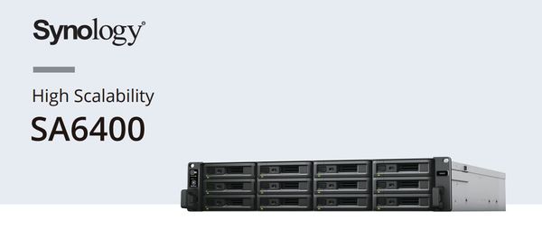 Synology SA6400 - new high scalability 12-bay NAS