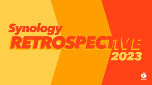 Synology 2023 retrospective