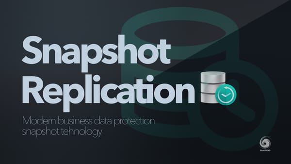 Snapshot & Replication - Synology’s business backup and recovery tool