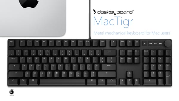 dasKeyboard MacTigr - mechanical keyboard for Mac users
