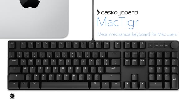 dasKeyboard MacTigr - mechanical keyboard for Mac users