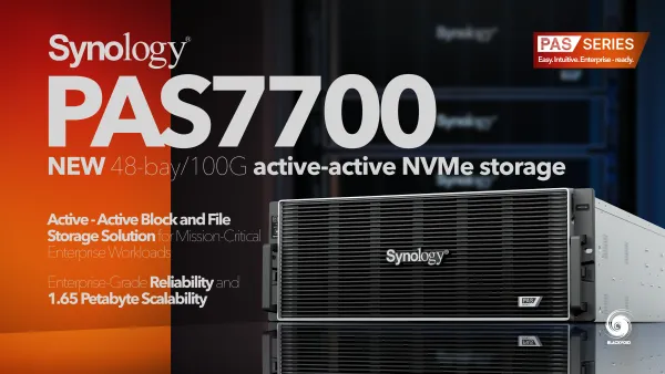 Synology PAS7700 global launch