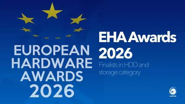 Synology best NAS winner at the European Hardware Association Awards for 2026